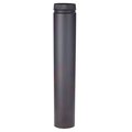 Selkirk Corporation Selkirk DSP6P36-1 6 x 36 in. Double Wall Smoke Pipe  Black Matte 45065